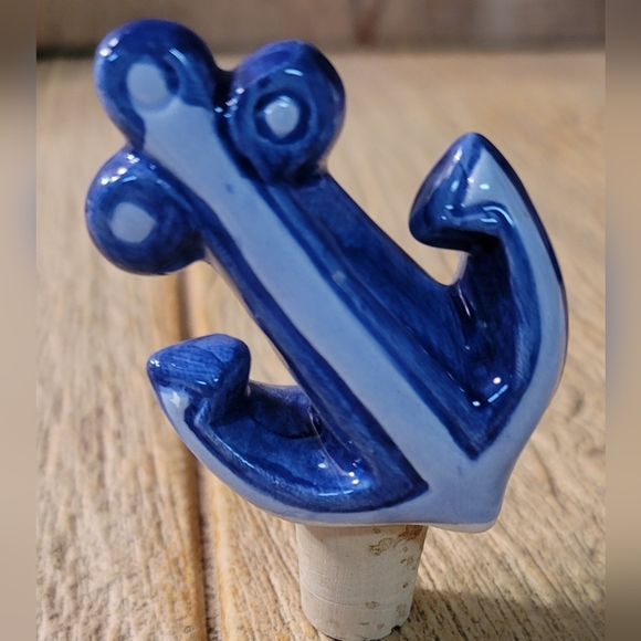 Brand New Never Used. Ceramic Anchor Wine Cork. - Picture 4 of 5
